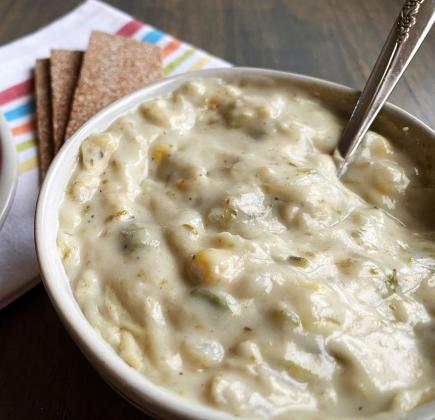 SOUP’S ON A cream-based soup can be a very heavy meal, and high in calories, fat, and cholesterol—but a version of cream-based soups can be made with healthy alternatives. | ANGELINA LaRUE PHOTO